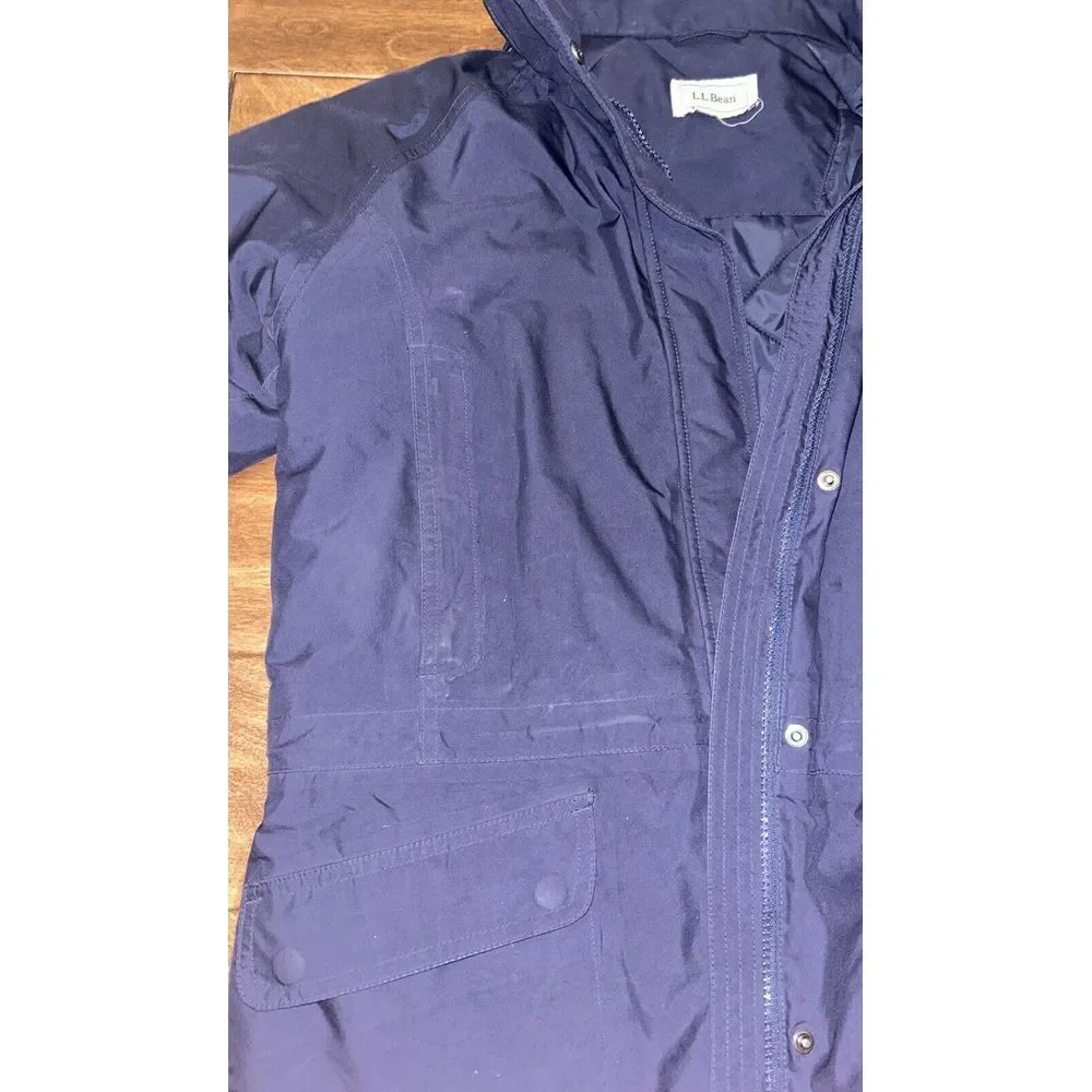 LL Bean Womens Winter Puffer Jacket Thinsulate Insulation‎ Used